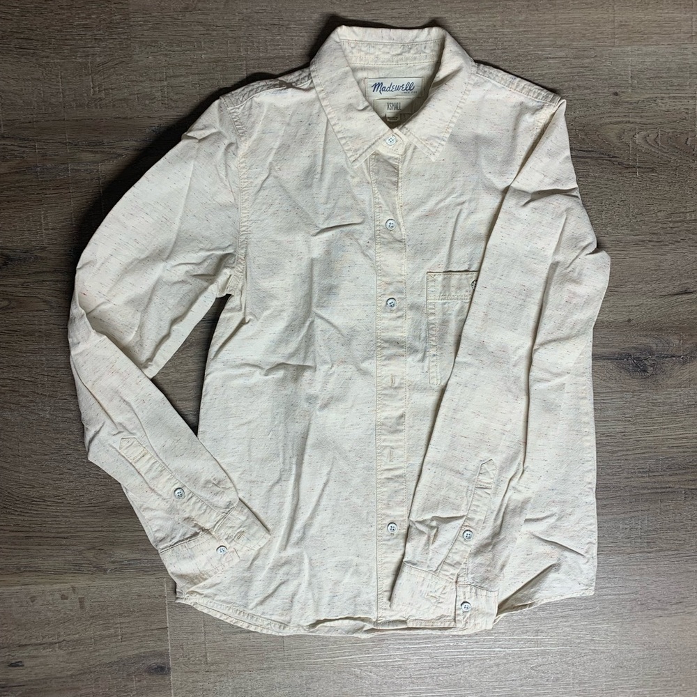🌻Madewell Cotton Button-Down🌻